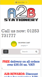 Mobile Screenshot of a2bstationery.com